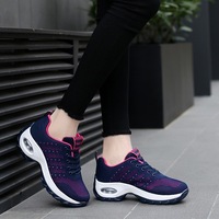 Chaussures de haute qualité, nouveau style, chaussures pour femmes, semelles épaisses, coussin d'air