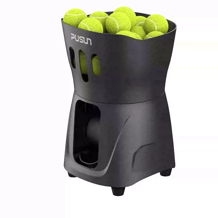 PUSUN's PT-Mini Portable Durable Tennis Ball Throwing Machine-Ultra-light Training Device for Indoor/Outdoor Use