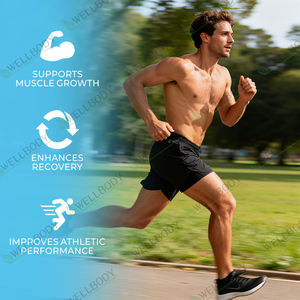 WELLBODY Adulte Musculation Pré-entraînement Énergie <span class=keywords><strong>BCAA</strong></span> & Créatine Monohydrate Sucette Ingrédients Naturels Biologique Vente en Gros - Product Image 6