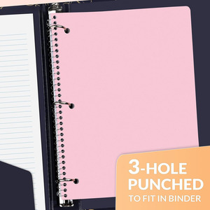 Personalizado A4 B4 A5 B5 cuadrícula punteada libro de ejercicios en blanco Cuaderno Tapa dura planificador de negocios niños costura encuadernación cubierta de PP - Product Image 6