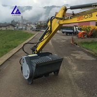 Godet mélangeur de béton pour excavatrice, directement de l'usine, compatibilité parfaite avec la plupart des marques d'excavatrices, grande capacité, conforme aux normes CE