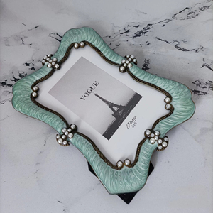 Manufacturer Well Made Home Table Decoration Luxury Crystal Metal European Photo <b>Frame</b> - Product Image 3