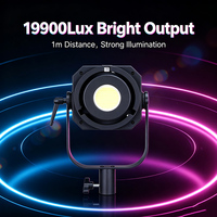 Projecteur vidéo à sortie constante FD 200B JIXIO, rendu des couleurs Ra97 fidèles à la réalité, lumière de studio à longue durée de vie de 50 000 heures