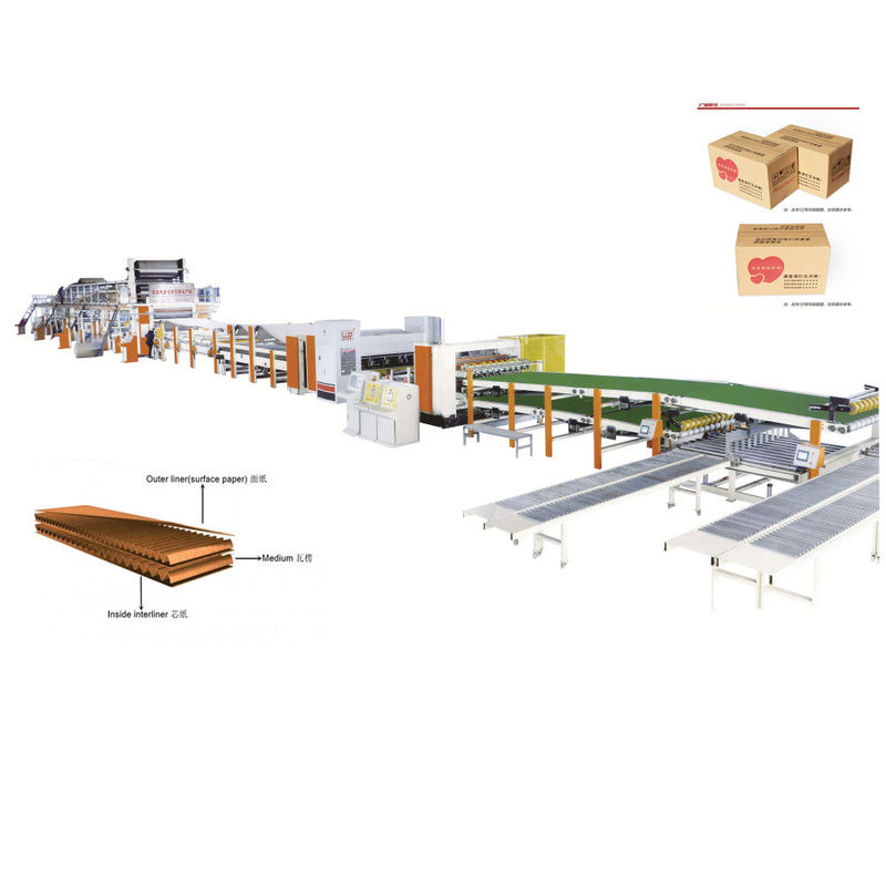 Automatic 2 Ply Cardboard Paperboard Production