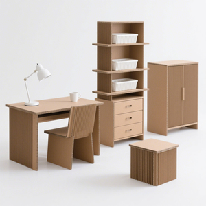 Hic tùy chỉnh gấp đồ nội thất các tông sóng ghế bảng cho nhà cho mèo giấy nhà - Product Image 3