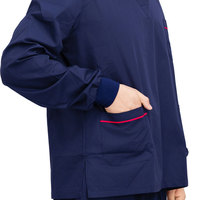Ensembles d'uniformes médicaux tissés personnalisés unisexes à manches longues pour hôpitaux, tenues d'infirmières et de médecins avec détection d'aiguilles - Vente en gros