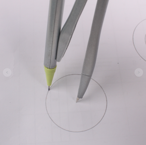 Toán Hình Học Kit Đa Chức Năng Vẽ La Bàn 7Pcs Đặt Học Sinh Trường An Toàn Kim Loại La Bàn Đặt - Product Image 3