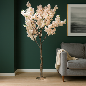 <span class=keywords><strong>Arbre</strong></span> de cerisier européen artificiel de grande taille, facile à assembler, fleurs artificielles, décoration intérieure/extérieure, fleurs roses réalistes, Noël - Product Image 3