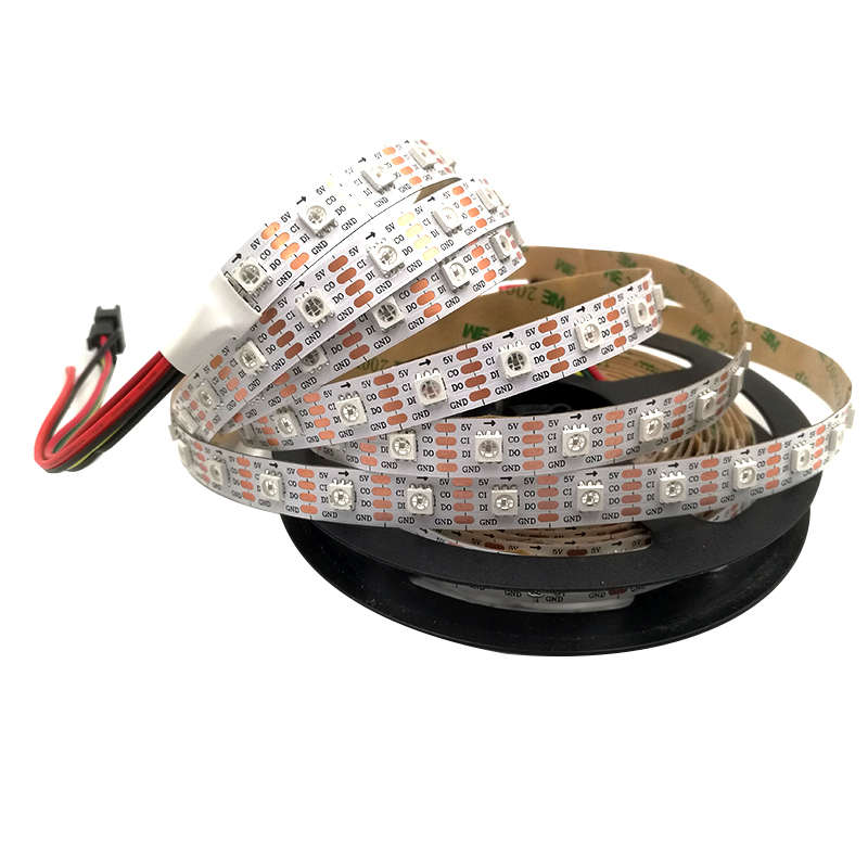 Digital RGB LED Strip Waterproof IP68 Each LED Individually Addressable SMD5050 RGBW LED Strip Warm White LED Strip