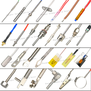 WZP-330 PT100 bạch kim thermistor với di chuyển mặt bích k-loại cảm biến nhiệt độ thăm dò, đường kính 16*300 mét - Product Image 6