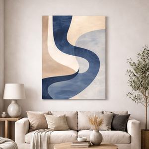 Peinture numérique abstraite sur toile, art mural, peinture à l'huile, décoration de salon, chambre à coucher, arts décoratifs, décoration intérieure - Product Image 1