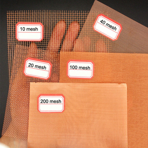 Tessuto in Rete di Rame Rosso Finemente Intrecciato 40-100 Mesh per Messa a Terra - Product Image 6