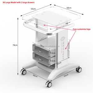 Carrello Estetico in Acrilico con Logo Gratuito per Strumenti di Bellezza Viso, Apparecchiature Laser e Macchine Dentali - Product Image 6