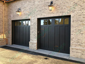 Porte de <span class=keywords><strong>garage</strong></span> en bois de luxe faite à la main avec motifs naturels distinctifs - Product Image 2