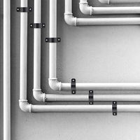 Colliers de fixation robustes de 1/2 pouce pour tuyaux PEX, cuivre et CPVC - Connectivité de tuyau de forme ronde moulée par injection