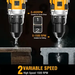 Nơi làm việc tùy chỉnh 20V vít điều khiển khoan công cụ 2.0Ah Li-ion pin không dây khoan 10 mét - Product Image 4