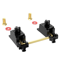 DUROCK V3 Stabilisateurs Base de support élastique innovante Stabilisateurs vissés Moins de réglage Stabilisateurs à montage sur circuit imprimé en or noir