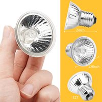 Lampes chauffantes pour reptile UVA/UVB Tortue Aquarium Réservoir Lampes chauffantes avec pince Lampe de pèlerinage pour lézard Tortue Serpent Aquarium Aquatique