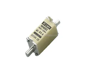 LV HRC NH1 500V AC 63A 100A 125A 160A 200A 250A Knife Blade Type Fuse Link