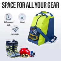 Sac de ski imperméable pour homme avec compartiment pour casque, grande capacité, léger, sac de sport d'hiver pour snowboard, logo personnalisé