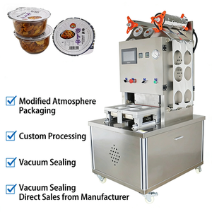 เครื่องซีลถาดขนาดใหญ่กึ่งอัตโนมัติแบบลม TEBAK สำหรับเครื่องบรรจุภัณฑ์เครื่องดื่ม บรรจุภัณฑ์สินค้า กล่องกระดาษ ไม้ - Product Image 4