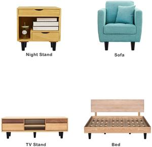 Acrylic Tapered Plastic Sofa Couch and <strong>Chair</strong> <strong>Legs</strong> <strong>Replacement</strong> Furniture <strong>Legs</strong> - Product Image 5