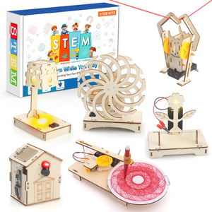 ของเล่น OEM DIY ขายส่ง ชุดอุปกรณ์วิทยาศาสตร์เพื่อการศึกษา ของเล่นไม้ ของเล่นเสริมพัฒนาการอื่นๆ - Product Image 1