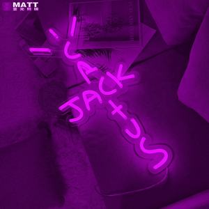 Matt dropshipping personnalisé enseigne au néon lettres support mural utilisation intérieure 12v lumière led <span class=keywords><strong>cactus</strong></span> <span class=keywords><strong>jack</strong></span> pour la décoration intérieure - Product Image 4