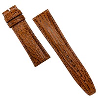 Meistverkauftes 18 19/20/22/21mm Weiches Lederarmband Uhrenarmband aus Haifischleder für Apple Samsung Smartwatch Serie