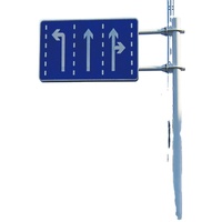 Poteau intelligent multifonctionnel pour feux de circulation à double bras avec contrôleur Lora 5G, 6M, 8M, 10M, 12M, 15M