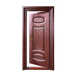 Porte extérieure simple antivol en acier bon marché personnalisée de haute qualité pour appartement - Product Image 3