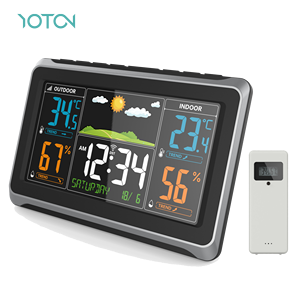 Sonderangebot OEM Drahtlose Wetterstation Haushalt-Hygrometer mit Farbdisplay Temperaturregler WLAN-Kommunikation - Product Image 1