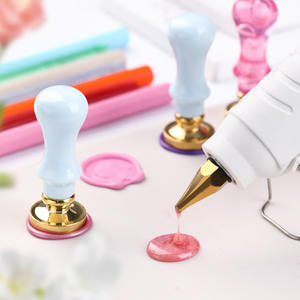 Barras de cera para sellar, 10 unidades, colores variados, para sellos de sobres, suministros para manualidades para fiestas de boda, estilo clásico - Product Image 5