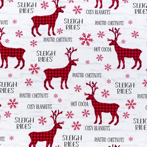 Custom Christmas Reindeer Snowflake Pattern Gift <b>Wrap</b> <b>Paper</b> <b>Roll</b> 100GSM Coated Specialty <b>Paper</b> Eco-Friendly Digital Printing - Product Image 4