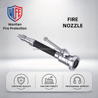 Nozel Pemadam Kebakaran Aluminium Alloy, Kontrol Manual, Perlengkapan Pemadam Kebakaran untuk Hidran Kebakaran, Pasokan Pabrik