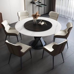 Mesa <span class=keywords><strong>de</strong></span> Comedor <span class=keywords><strong>de</strong></span> Piedra para el Hogar, Estilo Moderno y Sencillo, Lujo Discreto para Restaurante, Combinación <span class=keywords><strong>de</strong></span> Mesa y Sillas <span class=keywords><strong>de</strong></span> Comedor - Product Image 2