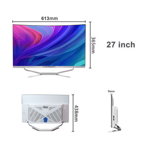 24 inch màn hình cong 256GB SSD tất cả trong một máy tính thiết lập hỗ trợ <span class=keywords><strong>i3</strong></span> i5 i7 Máy tính để bàn tất cả trong một PC - Product Image 4