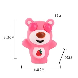 Căng thẳng cứu trợ thần tài đồ chơi Bug-eyed sâu popping Worm bóp đồ chơi vui nhãn cầu Burst Squishy cỏ sâu Pinch đồ chơi cho trẻ em - Product Image 2