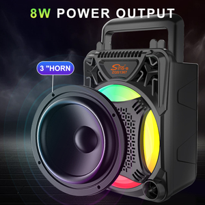Altavoz Portátil Inteligente SING-E ZQS1367 con Luces LED de Colores, Micrófono y Bluetooth 3 en <span class=keywords><strong>1</strong></span> - Product Image 6