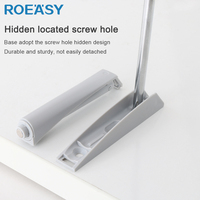 ROEASY-Loquets Magnétiques à Pousser pour Ouvrir le Verrou de Porte de Quincaillerie d'Armoire pour Porte Cachée