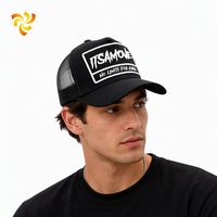 Casquettes de camionneur en jersey de coton ajouré à chevrons réglables pour l'été 2026, avec patch brodé personnalisé – Performance, Cyclisme, Plage, Hip Hop