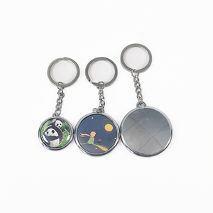 Porte-clés électrolytique 25/32/37mm Matériau d'insigne de bouton latéral unique pour la décoration - Product Image 3