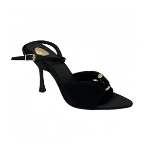 <span class=keywords><strong>Tacchi</strong></span> alti a punta in metallo aperto da donna 2025 estate nuovo elegante tacco a spillo stile retrò con fibbia da esterno in altezza crescente - Product Image 6