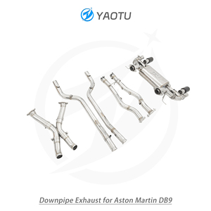 YT sistema di scarico di alta qualità in acciaio inossidabile per <span class=keywords><strong>Aston</strong></span> Martin <span class=keywords><strong>DB9</strong></span> con tubi di scarico centrali posteriori e tubo di scarico X-Pipe - Product Image 4