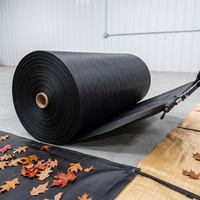 Toile de paillage robuste en polypropylène tissé (PP) stabilisée anti-UV, tapis anti-mauvaises herbes en polypropylène, tissu agricole pour ferme et jardin