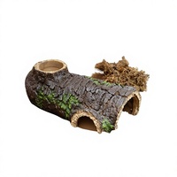 Reptielen & hagedissen gekkoholte met nachtgloed design, multifunctioneel, gesimuleerde natuurlijke stijl terrarium schuilplaats, gemaakt in China, model HC05S