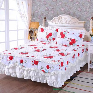 Ga Trải Giường Vải Bông Dệt Gia Đình Ga Trải Giường Dày Ren Cỡ Queen King Ga Trải Giường - Product Image 5