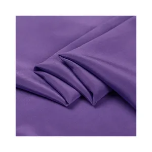 质量保证中等重量紫色100真丝双绉连衣裙