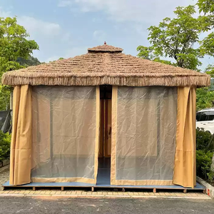 Nhân tạo tổng hợp thatch mái gazebo hệ thống có thể thu vào mái hiên sân thượng tán mái hiên - Product Image 1