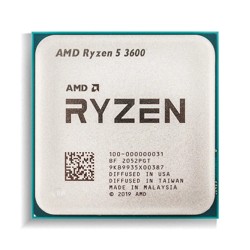 ซีพียูสำหรับเล่นเกม,ซีพียู AMD R 5 100% ซ็อกเก็ต3600หกคอร์ AM4 Ghz 65W ซีพียูขนาดเล็ก3.6 3500 3500X 5600X